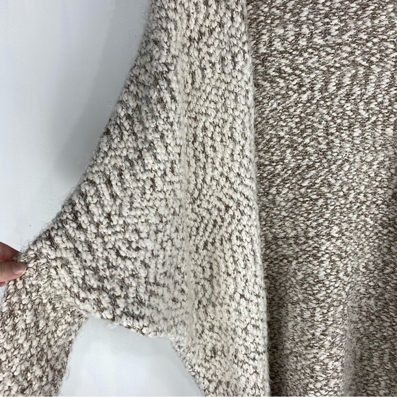 Umgee BOHO Tassel Fringe Knubby Chunky Knit Crochet Open Front Cardigan Size S/M - Picture 4 of 7